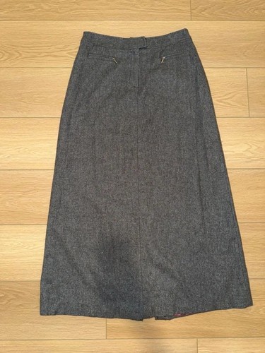 Topshop grey wool like skirt